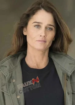 The Fix (Maya Travis) Robin Tunney Green Cotton Jacket