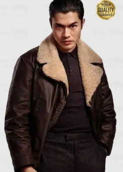 The Gentlemen Dry Eye Brown Shearling Jacket