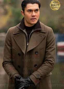 The Gentlemen Henry Golding ( Dry Eye ) Brown Wool Coat