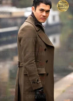The Gentlemen Henry Golding ( Dry Eye ) Brown Wool Coat