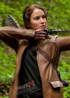 The Hunger Games (Katniss Everdeen) Jennifer Lawrence Leather Jacket