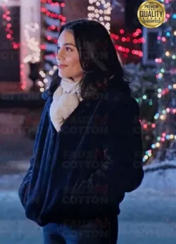 The Knight Before Christmas Vanessa Hudgens Shearling Jacket