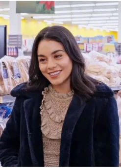 The Knight Before Christmas Vanessa Hudgens Shearling Jacket