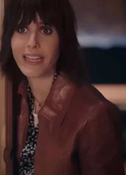 THE L WORD GENERATION Q (SHANE MCCUTCHEON) KATHERINE MOENNIG LEATHER JACKET