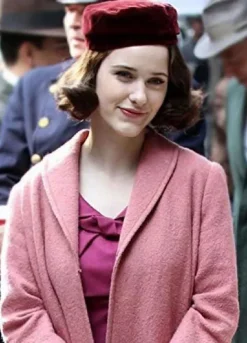 The Marvelous Mrs. Maisel ( Rachel Brosnahan ) Pink Trench Coat