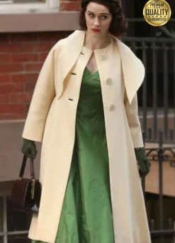 The Marvelous Mrs. Maisel Rachel Brosnahan Off White Trench Coat
