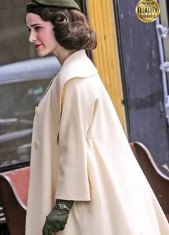 The Marvelous Mrs. Maisel Rachel Brosnahan Off White Trench Coat