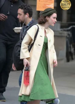 The Marvelous Mrs. Maisel Rachel Brosnahan Off White Trench Coat