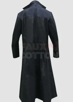 The Matrix Laurence Fishburne Faux Leather Coat