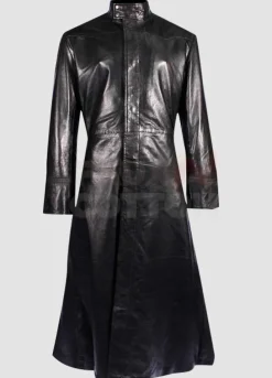 The Matrix Neo (Keanu Reeves) Black Trench Coat