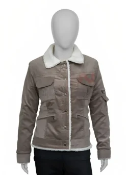 The Mother Jennifer Lopez (The Mother) Shearling Jacket