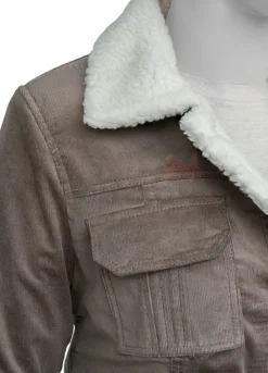 The Mother Jennifer Lopez (The Mother) Shearling Jacket