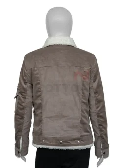 The Mother Jennifer Lopez (The Mother) Shearling Jacket