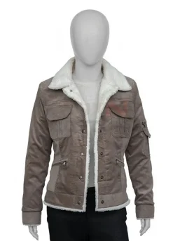 The Mother Jennifer Lopez (The Mother) Shearling Jacket