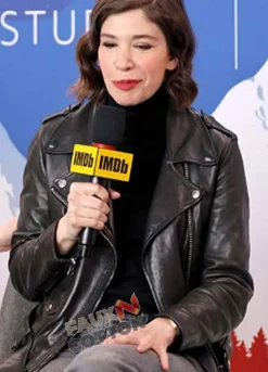 The Nowhere Inn (Carrie Brownstein) Black Leather Jacket