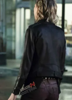 THE ORIGINALS (RILEY VOELKEL) FREYA MIKAELSON BLACK LEATHER JACKET