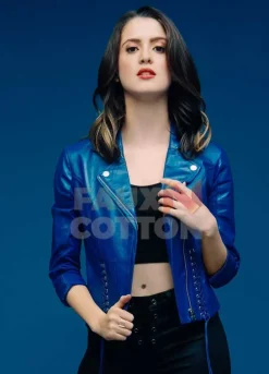The Perfect Date Laura Marano Blue Jacket