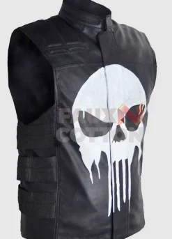 The Punisher Jon Bernthal Leather Vest