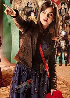 The Rings Of Akhaten (Clara) Jenna Coleman Leather Jacket