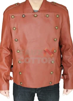 The Rocketeer Brown Motorcycle Leather Jacket