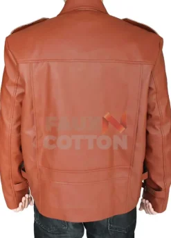 The Rocketeer Brown Motorcycle Leather Jacket