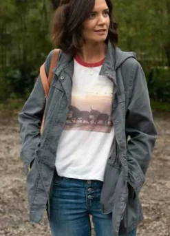 The Secret: Dare to Dream (Miranda Wells) Katie Holmes Grey Cotton Jacket