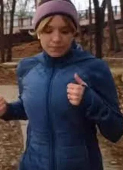 The Stylist 2021 (Olivia) Brea Grant Blue Cotton Jacket