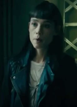 The Vault (Lorraine) Astrid Bergès-Frisbey Black Leather Jacket