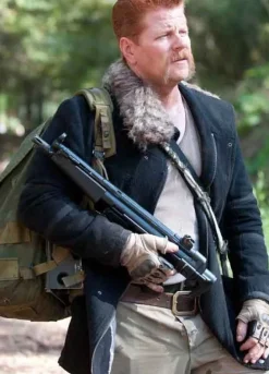 THE WALKING DEAD (ABRAHAM FORD) MICHAEL CUDLITZ BLACK WOOL JACKET