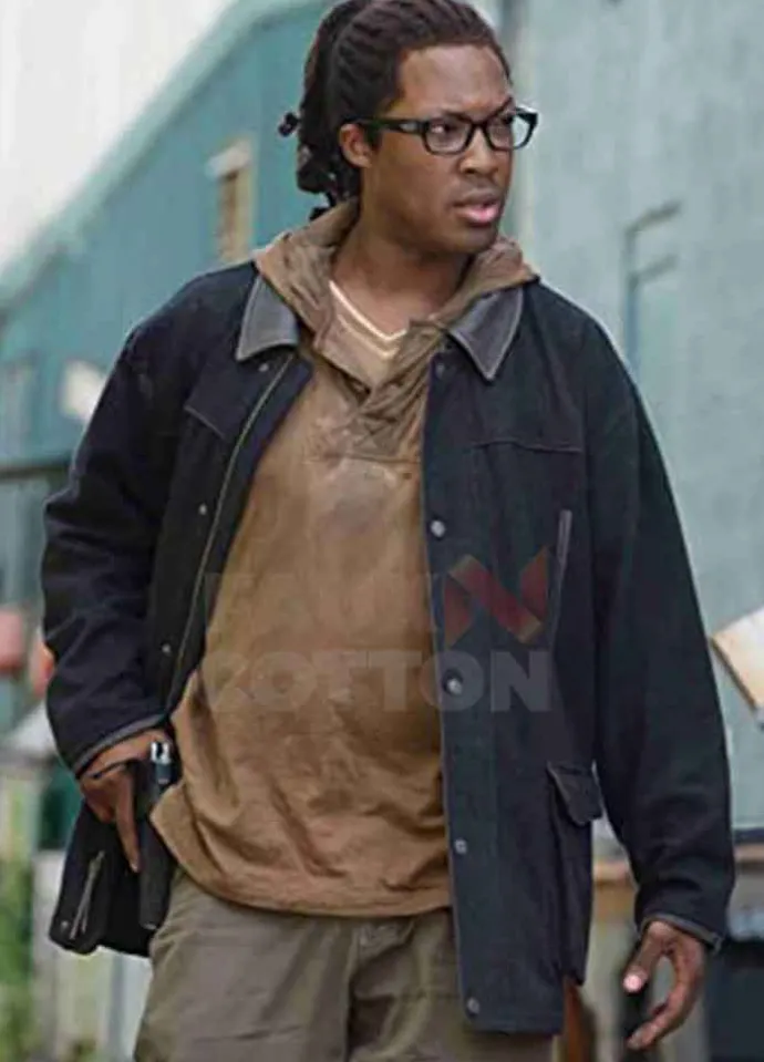 The Walking Dead Corey Hawkins Black Jacket