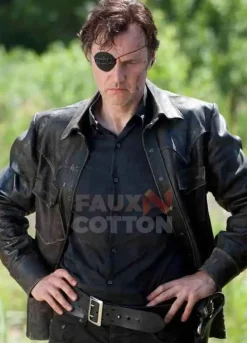The Walking Dead David Morrissey Leather Jacket