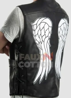The Walking Dead Norman Reedus (Daryl Dixon) Black Angel Vest