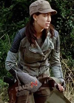 THE WALKING DEAD (ROSITA ESPINOSA) CHRISTIAN SERRATOS LEATHER JACKET