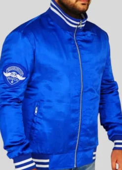 The Watch Ben Stiller Satin Bomber Jacket