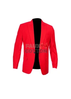 The Weeknd Red Blinding Lights Blazer Coat