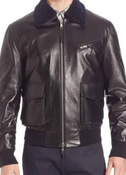 THE WEEKND STARBOY (DAFT PUNK) BLACK LEATHER JACKET