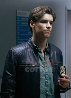 Titans Brenton Thwaites Black Leather Jacket