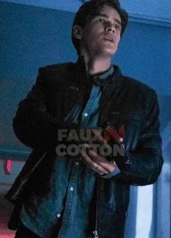Titans Brenton Thwaites Black Leather Jacket