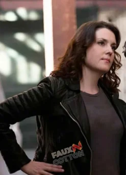 Togetherness (Michelle Pierson) Melanie Lynskey Black Leather Jacket