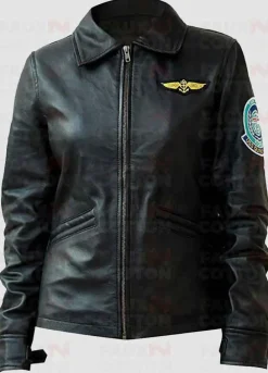 Top Gun Kelly McGillis Leather Jacket
