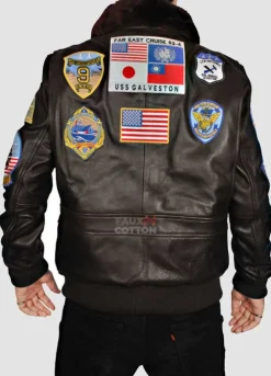 Top Gun Leather Jacket For Men