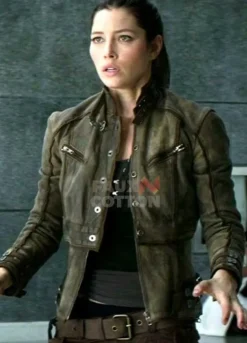 Total Recall Jessica Biel (Melina) Leather Jacket