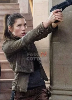 Total Recall Jessica Biel (Melina) Leather Jacket