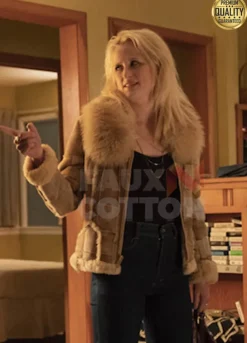 True Detective Lucy Purcell Fur Leather Jacket
