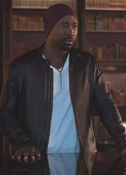 TV SERIES LUCIFER D.B. WOODSIDE BLACK  JACKET