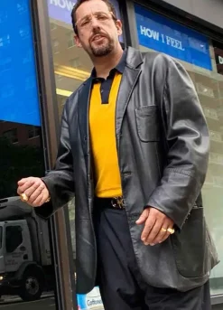 UNCUT GEMS (HOWARD RATNER) ADAM SANDLER LEATHER COAT