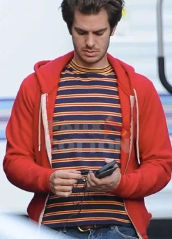 UNDER THE SILVER LAKE SAM (ANDREW GARFIELD) RED JACKET