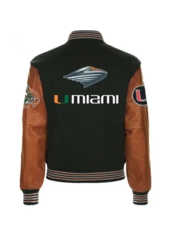 UNIVERSITY OF MIAMI HURRICANES VARSITY JACKET