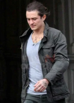 Unlocked Orlando Bloom Black Jacket