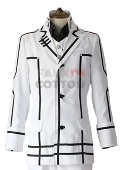 Vampire Knight Boy Night White Cotton Jacket
